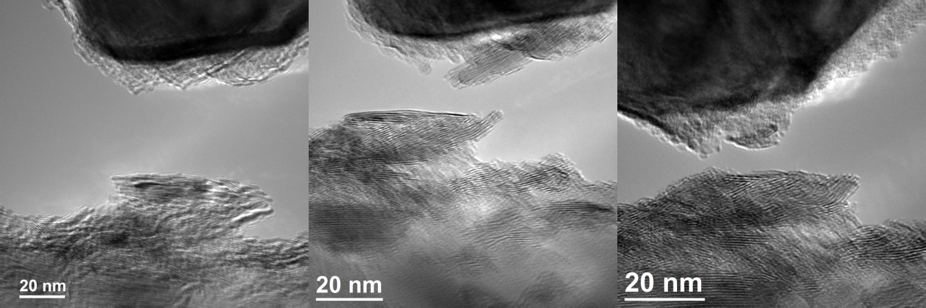 TEM images of in-situ tribology